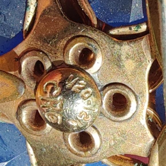 ✨ Walter Lampl | Vintage 40s Brooch/Pendant gold filled. - Picture 2 of 2